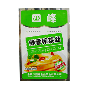 四峰鲜香榨菜丝 50克